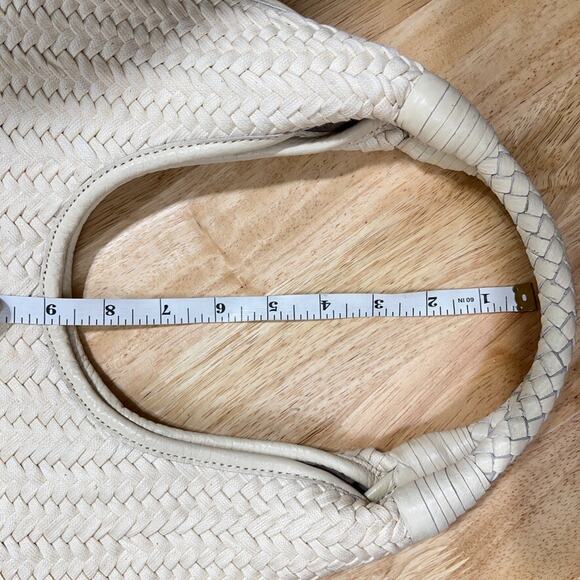Banana Republic Handbag Woven Cotton Textile Handle Bag Resort Beach - Picture 10 of 11